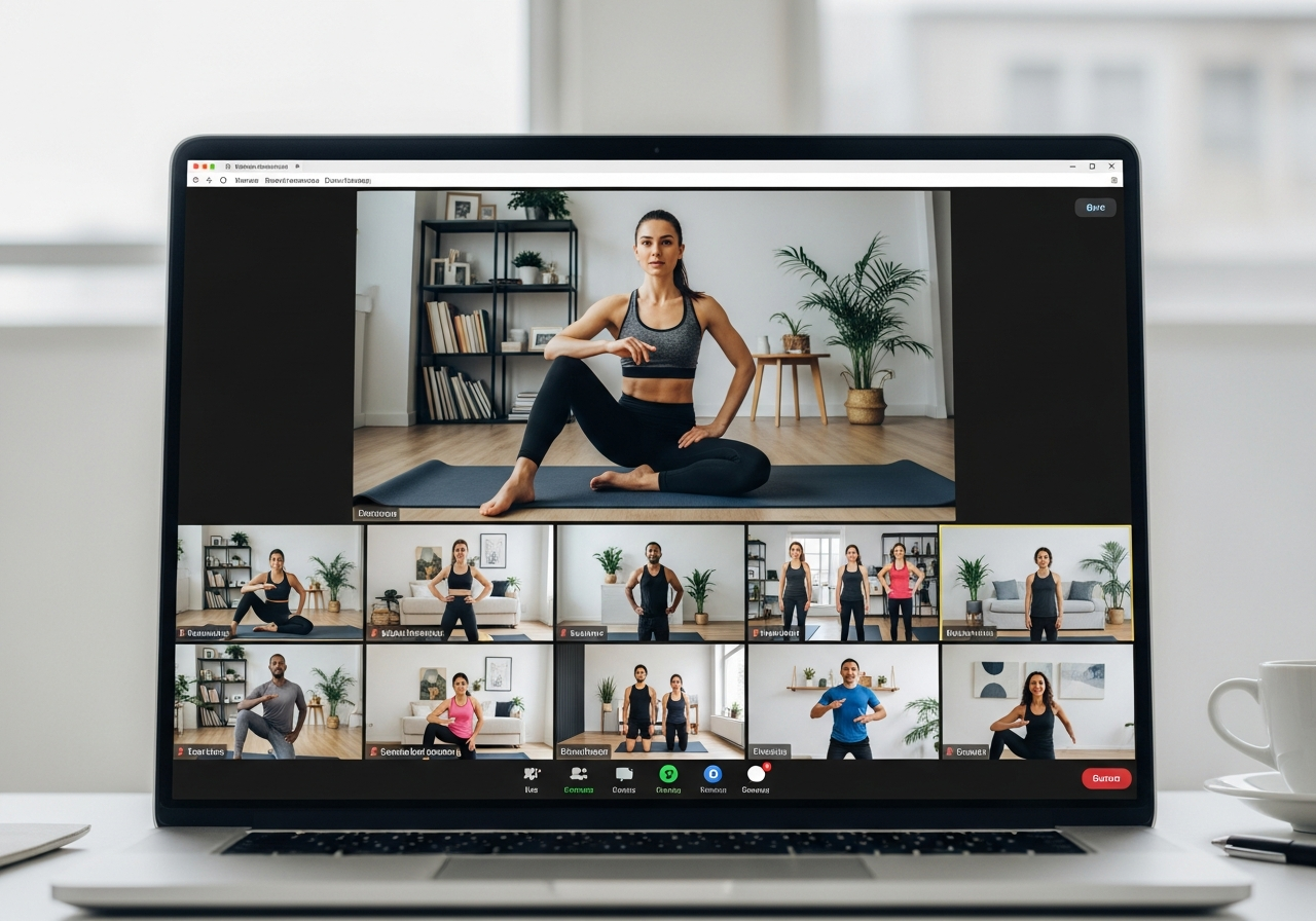 Тренер показывает технику